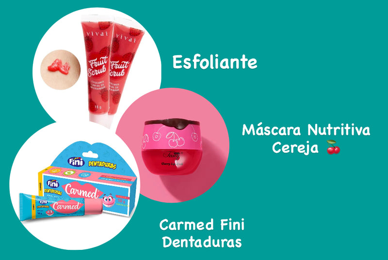 Kit cuidados com os lábios 👄