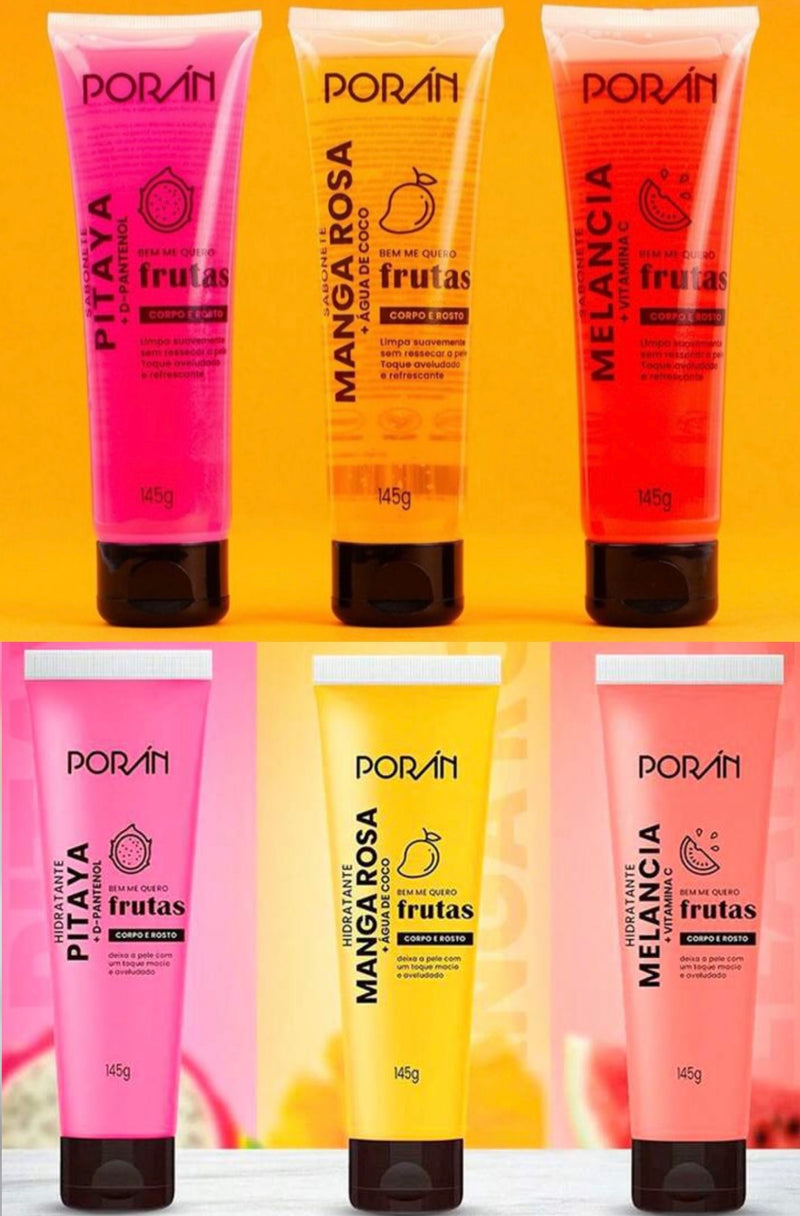 Kit sabonete e hidratante PORÁN
