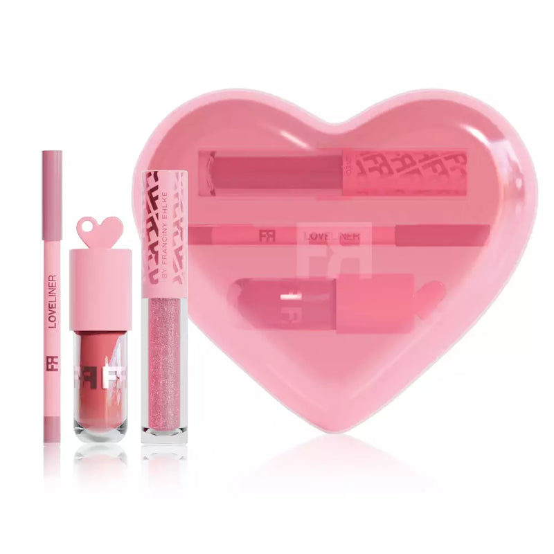KIT LOVE GLOSS LABIAL E LÁPIS LABIAL FRANCINY EHLKE