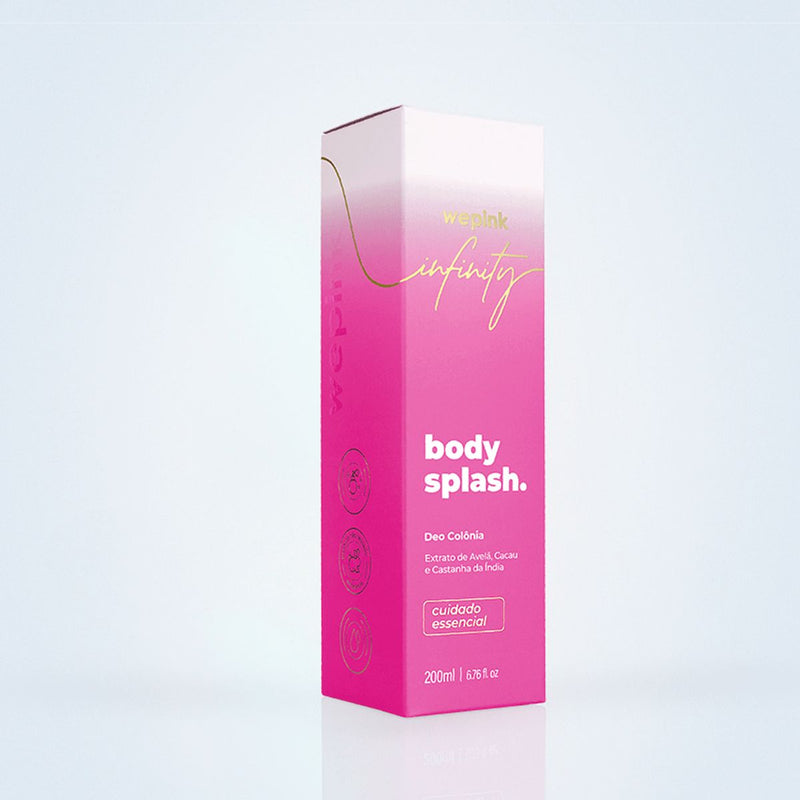 Body Splash Infinity Desodorante Colônia 200ml - Wepink transmita determinação da melhor forma