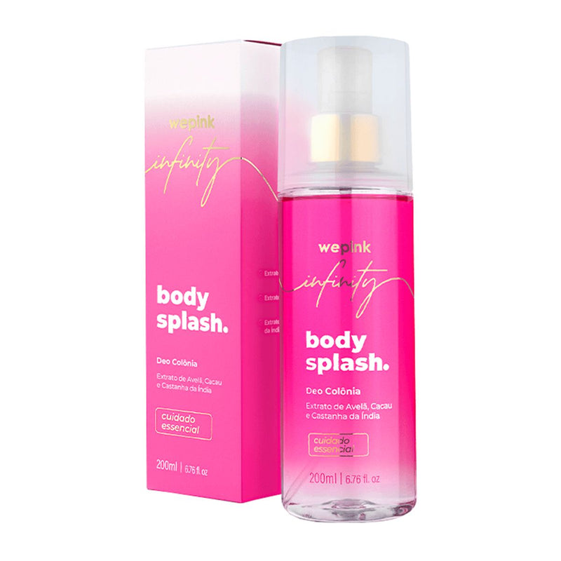 Body Splash Infinity Desodorante Colônia 200ml - Wepink transmita determinação da melhor forma
