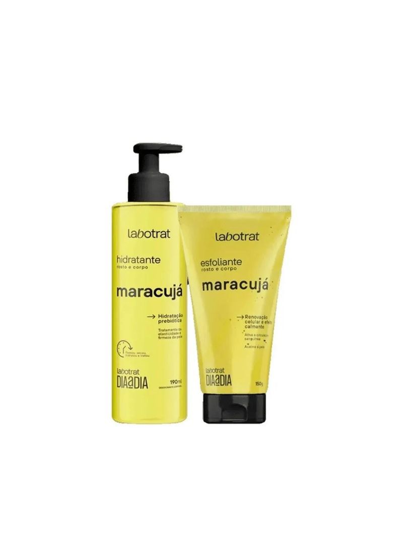 Kit Hidratante 190 ml + Esfoliante 150 gr Labotrat Maracujá