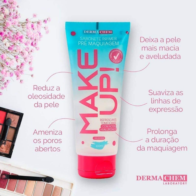 SABONETE PRIMER MAKE UP PRÉ-MAQUIAGEM - 100ML | DERMACHEM