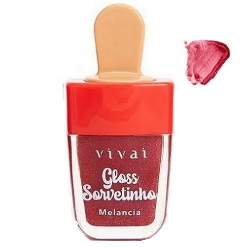 Gloss Labial Sorvetinho com Glitter Vivai