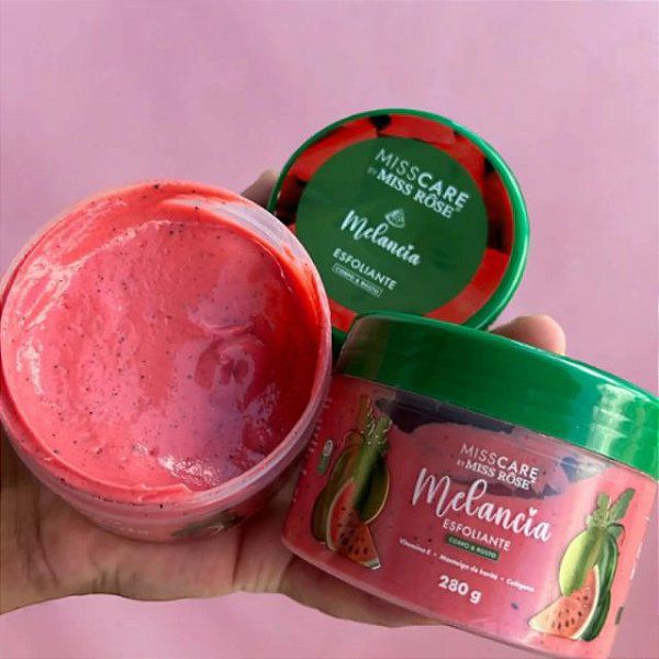ESFOLIANTE CORPORAL E FACIAL DE MELANCIA (MISS CARE)- MISS ROSÊ