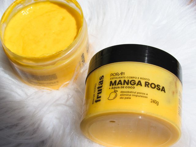 ESFOLIANTE CORPO E ROSTO MANGA ROSA 240G PORÁN