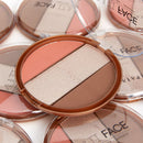 Paleta Multi Face Blush Iluminador e Contorno Vivai