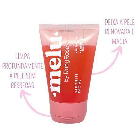 Sabonete facial Melu by Ruby Rose 100ml