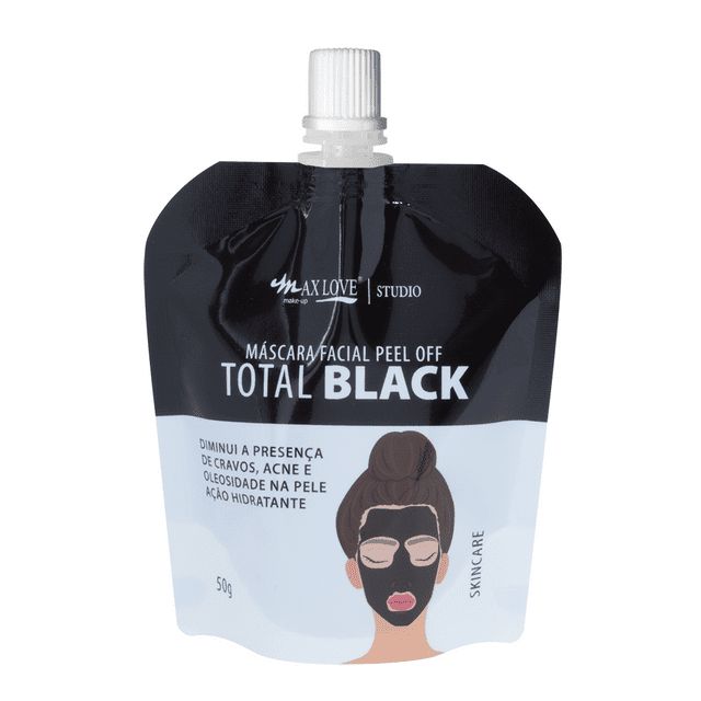 A Máscara Facial Peel Off Total Black Max Love