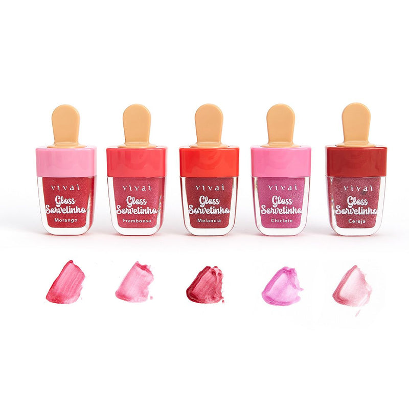 Gloss Labial Sorvetinho com Glitter Vivai